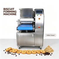 Machine automatique commerciale pour la fabrication de biscuits fourrés aux amandes et à la pêche, machine de formage automatique de biscuits et de cookies