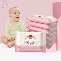 Tisu Basah Bayi Grosir Sampel Gratis Tisu Basah Bayi Kulit Bayi Lembut Tisu Basah Pembersih Khusus 10 Lembar
