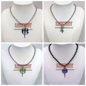 Kits de collar de joyería fina con cadena para adultos, hombres, mujeres, joyería para <span class=keywords><strong>Hardy</strong></span> Boyz Matt <span class=keywords><strong>Jeff</strong></span>, colgante, deportes de lucha libre, Retro, 10 colores - Product Image 2