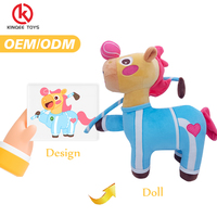 Peluches personnalisées Kinqee, jouets en peluche de haute qualité, ours en peluche personnalisés, animaux en peluche, mini jouets en peluche, porte-clés ours