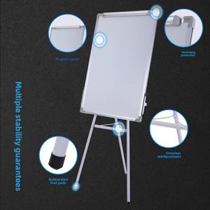 Chevalet <span class=keywords><strong>de</strong></span> bureau noir magnétique double face personnalisable support pour tableau blanc trépied multifonctionnel Design métallique mobile enseignement <span class=keywords><strong>de</strong></span> <span class=keywords><strong>marque</strong></span> - Product Image 3