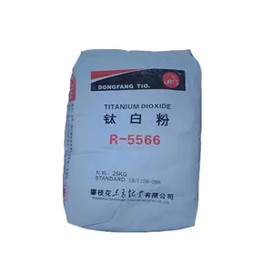 Dioxyde De titane R-5566/tio2Plastic produits Bas prix par kg tio2 dioxyde de titane de qualité rutile