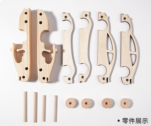 Diy Madera Color Graffiti Miniatura Coche Montessori Niños Entrenamiento Capacidad práctica para dibujar juguetes de madera para niños - Product Image 4