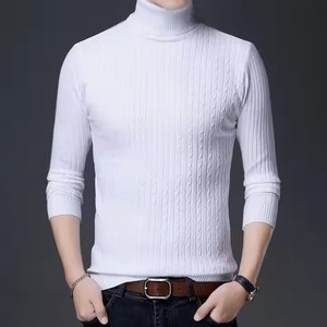 Suéter <span class=keywords><strong>de</strong></span> <span class=keywords><strong>Punto</strong></span> <span class=keywords><strong>de</strong></span> Cuello Alto <span class=keywords><strong>de</strong></span> Algodón a la Moda para <span class=keywords><strong>Hombre</strong></span> en Europa y América, un Suéter <span class=keywords><strong>de</strong></span> <span class=keywords><strong>Punto</strong></span> Cálido para Otoño e Invierno - Product Image 6