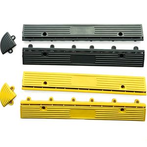 Dalles de garage en plastique PP de qualité industrielle, robustes, emboîtables, antidérapantes, pour atelier, usine, détaillage automobile - Product Image 3