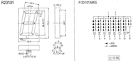 Module d'affichage LED à 7 segments bicolore de 2,3 pouces