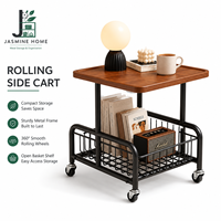 Chariot utilitaire mobile avec étagères en acier au carbone, chariot de rangement au sol pour cuisine, salle de bain, bureau, gain de place
