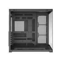 Full Tempered Glass Computer Case Panoramic Gaming PC Chassis Dual Chamber Support 360mm Water Cooling for ATX M-ATX ITX