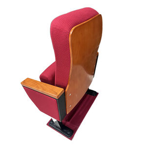 Коммерчески популярный складной зрительный стул с пластиковым подстаканником для кинотеатров, церкви, школы, больницы, кинозалы - Product Image 6