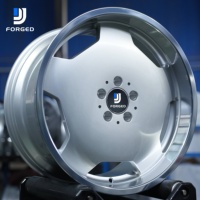 Jantes en alliage forgé monobloc personnalisées de qualité supérieure, 5 branches, argent poli, 5x112 5x120 pour Mercedes Benz W140 W126 W221 W222 W223 W224