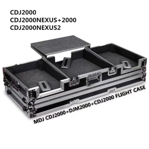 Pioneer Compact DJ Box Boîtier en aluminium étanche EVA Métal Roues intérieures Flight Case C <span class=keywords><strong>DJM900</strong></span> DJ800 X32 OEM ODM Support Stockage - Product Image 2