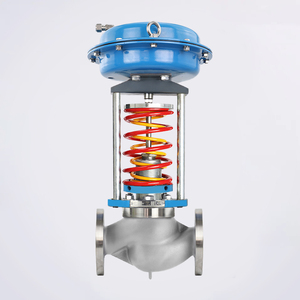 Углеродистая сталь самоуправляемый клапан регулирования давления PN16 фланцевый шаровой клапан - Product Image 5