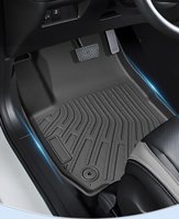Tapis de sol de voiture style moquette TPE pour Chevrolet Equinox 2018-2024, modèle YF