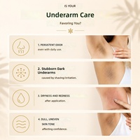 Déodorant à la vanille en roll-on, longue durée, contrôle des odeurs, non collant, fraîcheur sous les aisselles pour adultes, 30g