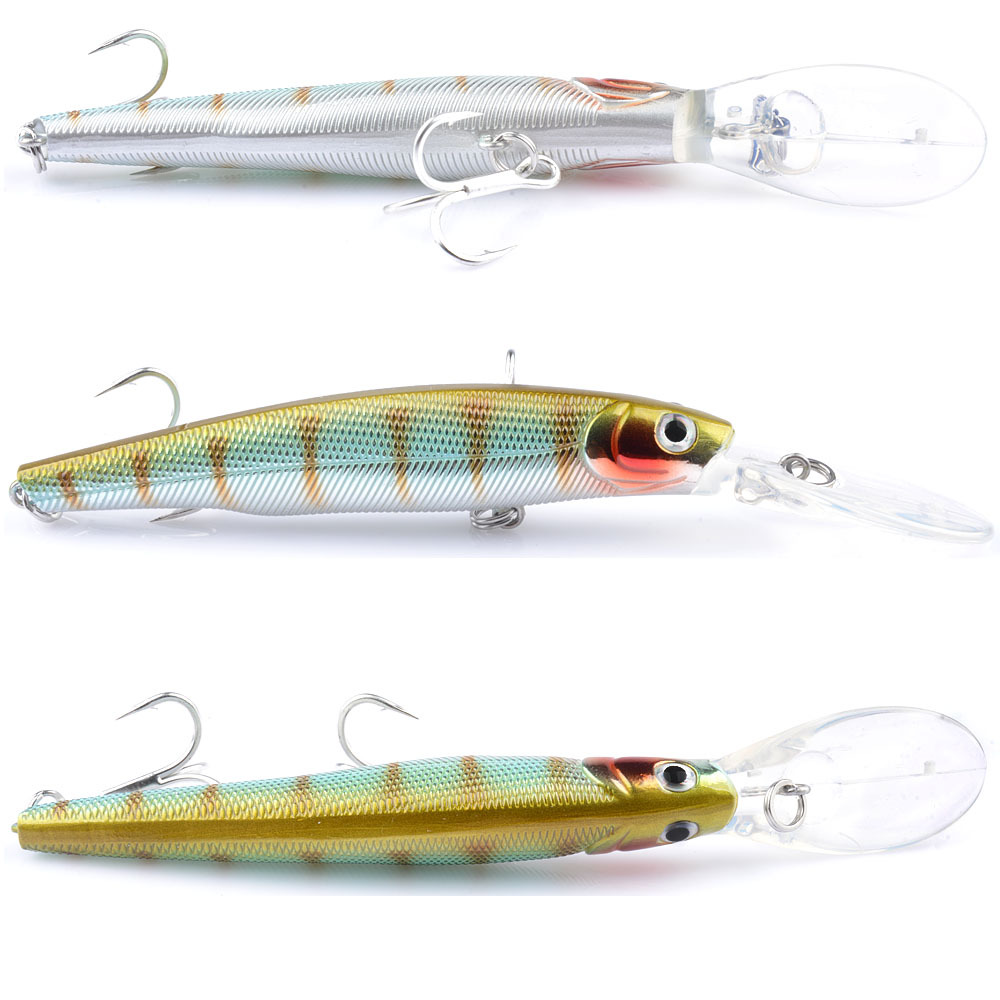 新デザイン ロングタング マウス 人工プラスチック ミノー ルアー 12cm