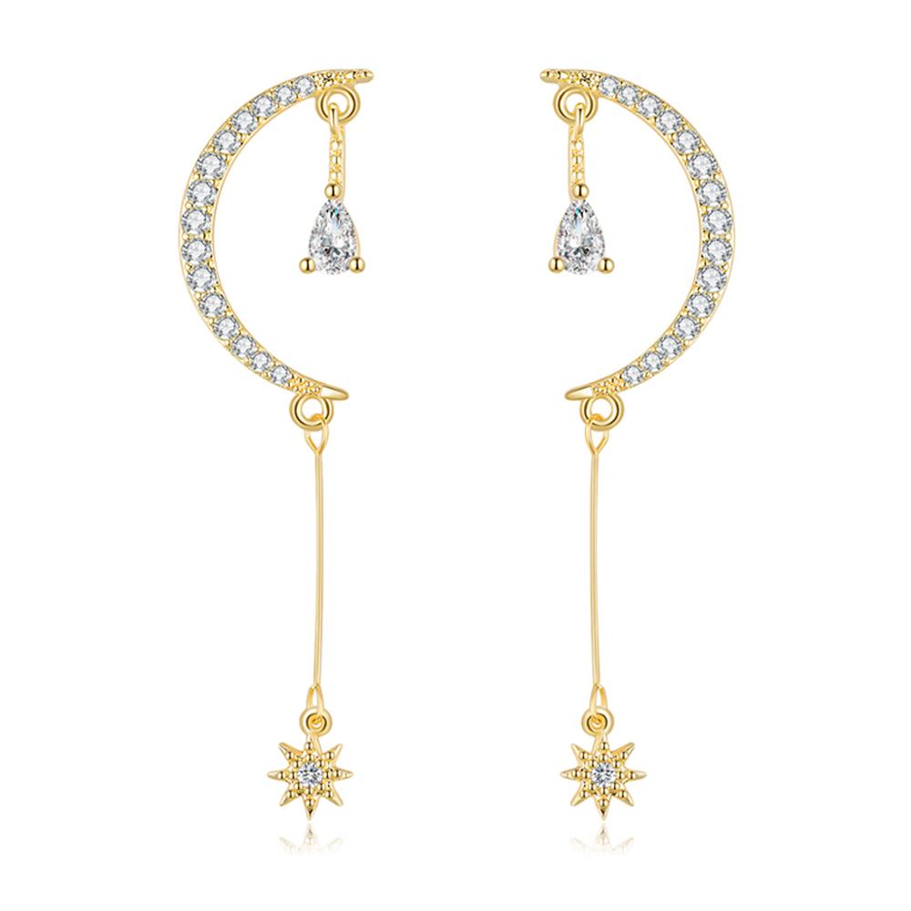 18K gold earrings
