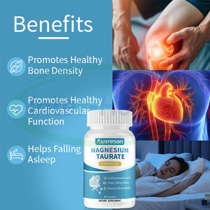 Capsules de glycinate de magnésium, <span class=keywords><strong>taurine</strong></span> et <span class=keywords><strong>vitamine</strong></span> <span class=keywords><strong>B6</strong></span> de marque privée – Complément pour l'énergie, le sommeil et la santé cérébrale – Capsules de magnésium et <span class=keywords><strong>taurine</strong></span> - Product Image 2