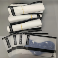 Sacs d'emballage en plastique recyclables personnalisés avec logo fournisseur, sacs à fermeture éclair givrés pour T-shirts, sacs transparents à fermeture éclair pour maillots de bain et vêtements