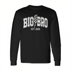 T-shirt à manches longues Big Bro Est 2026 avec motif éclair, chemise promotionnelle - Product Image 3