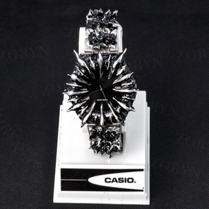 Reloj de Pulsera Digital Personalizado con Cristales de Zirconia Cúbica, Diseño Alabastro Y2K, Movimiento de Cuarzo, Acero Inoxidable, Estilo Gótico para Hombre - Product Image 6