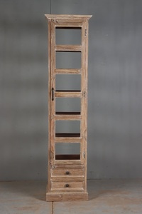 Premium Contemporary <b>Wooden</b> Display Rack and <b>Bookcase</b> Storage Shelf for Modern Home Office Living Room Stylish Interior Decor - Product Image 2