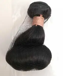 Bán Buôn Thời Trang Funmi Tóc Trứng Curl Tóc Con Người Bó Với Closure Trinh Chồn Brazil Tóc Con Người Weave Bó