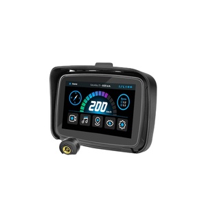 Lancol <span class=keywords><strong>GPS</strong></span> Navigator không thấm nước HUD cho xe máy với Carplay tích hợp kính chắn gió vị trí - Product Image 1