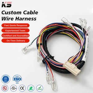 ขั้วต่อสายไฟรูปสี่เหลี่ยม MOLEX พร้อมปลอกหุ้มสายไฟและชุดสายไฟ - Product Image 1