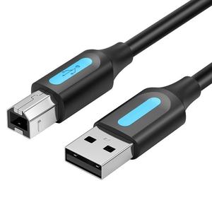 Câble USB 2.0 pour imprimante Coqbd/ USB Type-B mâle - USB mâle/ 480 Mbps/ 50 cm/ Noir - Product Image 1
