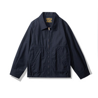 Blouson Moto Décontracté en Toile 100% Coton de Haute Qualité pour Homme – Style Vintage Western Cowboy pour Printemps, Automne et Hiver