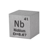 Ensemble de 15 cubes de densité d'éléments métalliques de 10 mm pour la collection de la table périodique des éléments