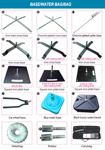 Bãi biển cờ lông cờ Kit với Bracket 15ft ngoài trời bay hai mặt quảng cáo thương mại biểu ngữ - Product Image 3