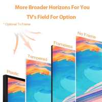 TV Pintar QLED 43" Murah dari Pabrik, 4K 2K FHD HDR Layar Datar Hitam dengan Wi-Fi Sistem Android Google