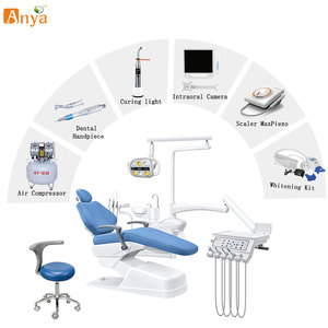 Unidad <span class=keywords><strong>de</strong></span> Sillón Dental AY-A2000, Estación <span class=keywords><strong>de</strong></span> Trabajo Completa para Tratamiento Dental con Lámpara LED y Bandeja para Instrumentos para Uso Clínico - Product Image 1
