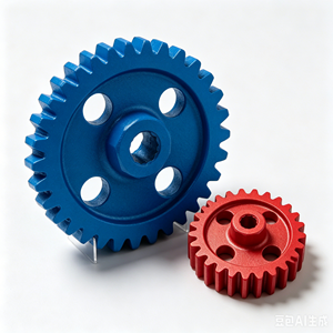 Engrenages usinés CNC sur mesure de haute précision, engrenages droits, coniques et hélicoïdaux en alliage d'aluminium, engrenages de transmission personnalisés - Product Image 2