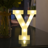 Lampes LED en forme de lettres, chiffres anglais, pour déclarations d'amour, arrangements de demande en mariage, fournitures créatives, lumières de décoration de scène