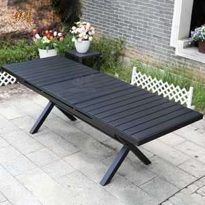 Foshan Garden Meubles de patio <span class=keywords><strong>table</strong></span> et chaise <span class=keywords><strong>Table</strong></span> et chaise de restaurant en plein air ensemble meubles <span class=keywords><strong>table</strong></span> de <span class=keywords><strong>jardin</strong></span> peut être étendue - Product Image 6