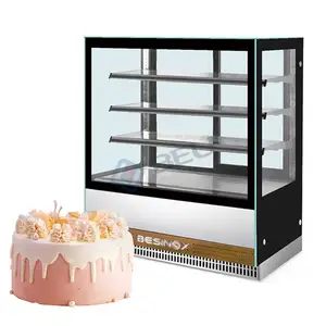 Mở hiển thị truy cập tủ lạnh tủ lạnh bánh Showcase bánh truy cập máy làm lạnh bánh Patisserie Showcase