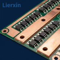 Carte mère PCB Lierxin en cuivre robuste pour serveur IA, alimentation 48V, barre omnibus OCP personnalisée, courant élevé 200A, multicouche, FR4 haute température, ENIG