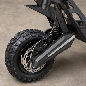 Trottinette en acier à haute teneur en carbone 1200W à propulsion arrière 48V 18.2Ah, autonomie 50km, vitesse 55km/h, pneus 11 pouces, freins à disque doubles, entrepôt UE QN001 - Product Image 5