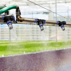 ข้อต่อท่อน้ำเครื่องพ่นแรงดันต่ำ 6 มม. หัวฉีดสามทางแบบก้านยาว พ่นละอองละเอียด สำหรับใช้ในสวน - Product Image 2