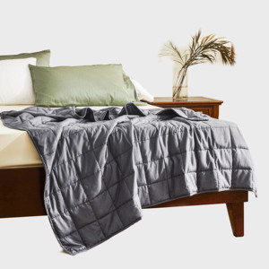 <span class=keywords><strong>Couverture</strong></span> lestée en coton biologique de 8 kg pour adultes, 60x80 pouces, <span class=keywords><strong>couverture</strong></span> lourde pour l'anxiété et l'aide au sommeil, prête à l'emploi - Product Image 4