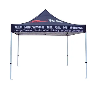 Bingkai Tenda Gazebo Lipat Baja, Ukuran 40MM Hex 10 * 10ft Mewah