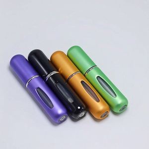 Fashion Empty 5ml Mini Bottom Refillable Glass <b>Atomizer</b> <b>Perfume</b> Spray Bottle Travel Pocket Parfum Gift Cosmetic Screw Cap - Product Image 5