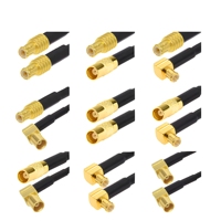 MCX mâle à MCX mâle droit/angle droit câble en queue de cochon RG174 15cm/20cm/30cm/50cm pour carte Modem sans fil