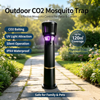 Répulsif et exterminateur de moustiques pour cour de villa - Piège à moustiques bionique au laser au dioxyde de carbone CO2