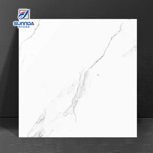 Carreaux de sol chinois Matériau de construction 60x60cm Carreau de céramique brillant en porcelaine polie émaillée - Product Image 2