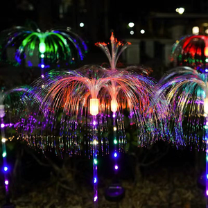 Luce Solare a Fibra Ottica con 7 Colori Cangianti per Giardino, Prato, Cortile, Illuminazione Notturna, Feste, Natale, Patio - Product Image 6