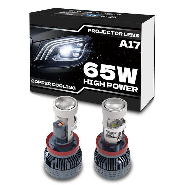 65w High Power Led Projector Mini Lens H7 H11 9005 9006 HB3 HB4 H4 Car LED Headlight Bulbs Auto Lighting Systems