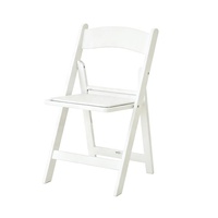 Chaises en plastique en gros pour événements, banquets, mariages, fêtes, chaises pliantes empilables, portables, durables, en résine, couleur blanche